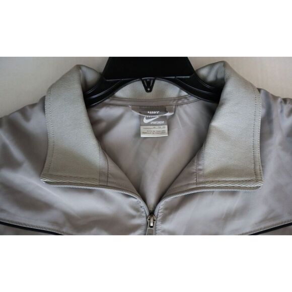 Nike 274009-082 Men's Sz XL Gray Sportswear Full Zip Windbreaker Track Jacket - Picture 4 of 10
